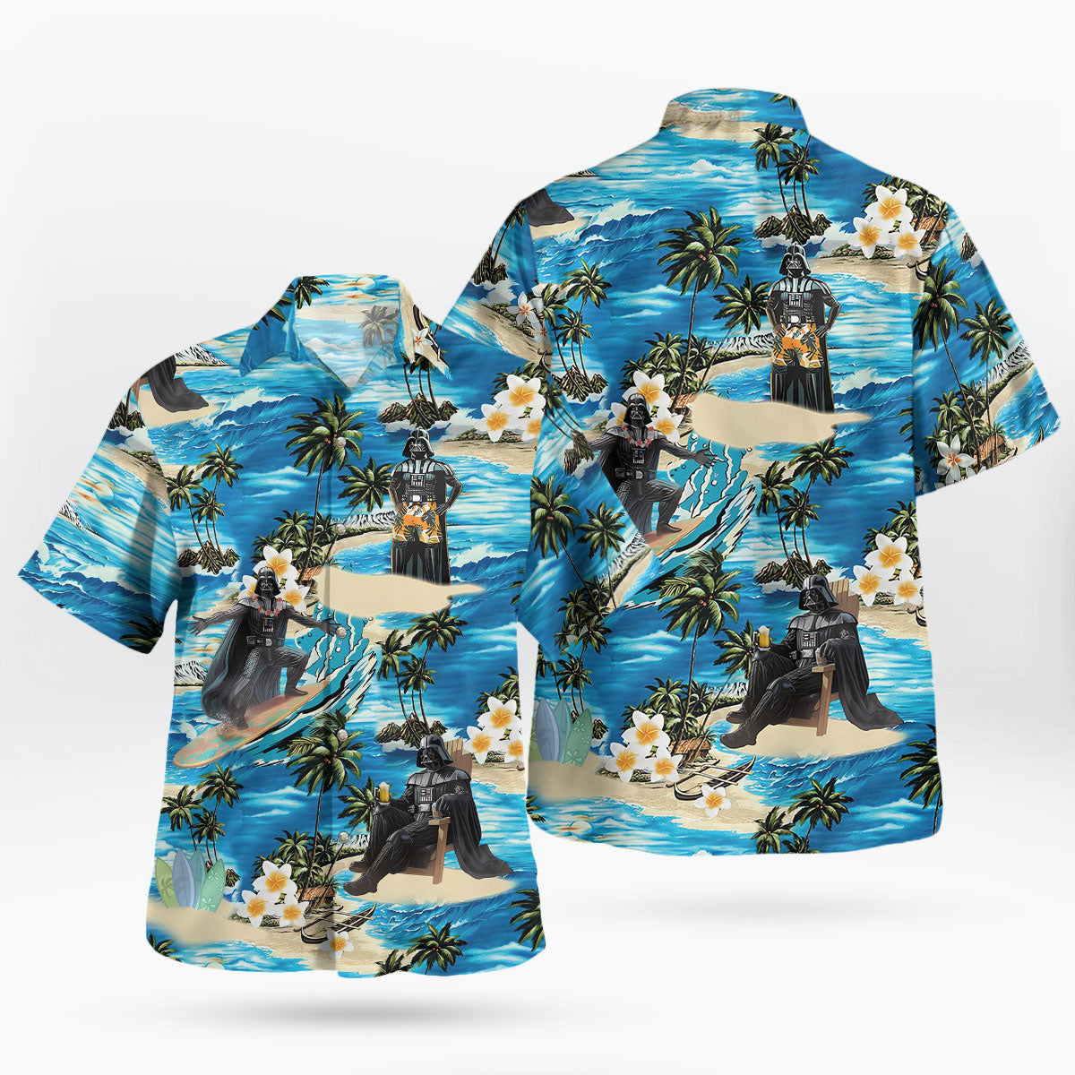 Darth Vader Hawaiian Shirt Star Wars Tropical Beach Aloha Shirt – Moonbestprint