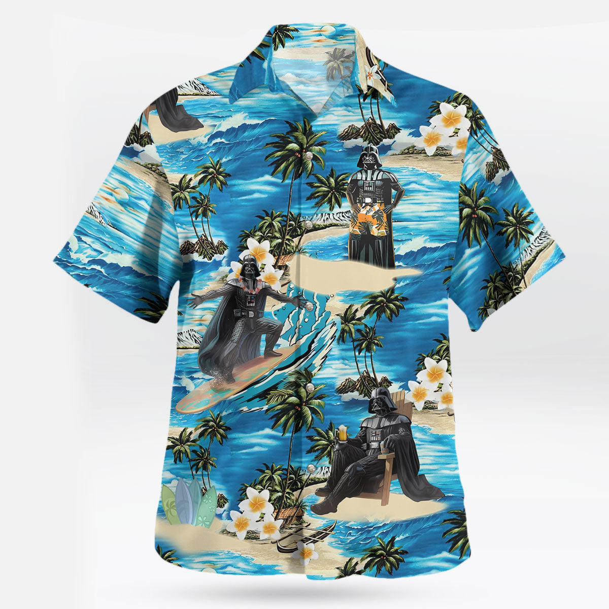 Darth Vader Hawaiian Shirt Star Wars Tropical Beach Aloha Shirt – Moonbestprint