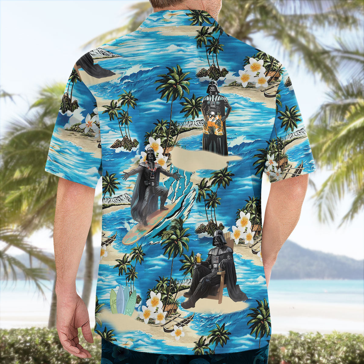 Darth Vader Hawaiian Shirt Star Wars Tropical Beach Aloha Shirt – Moonbestprint