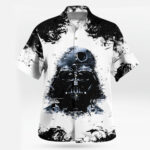 Darth Vader Star Wars Hawaiian Shirt Black White Death Star Aloha – Moonbestprint