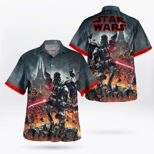 Darth Vader Star Wars Hawaiian Shirt Dark Side Aloha Shirt – Moonbestprint
