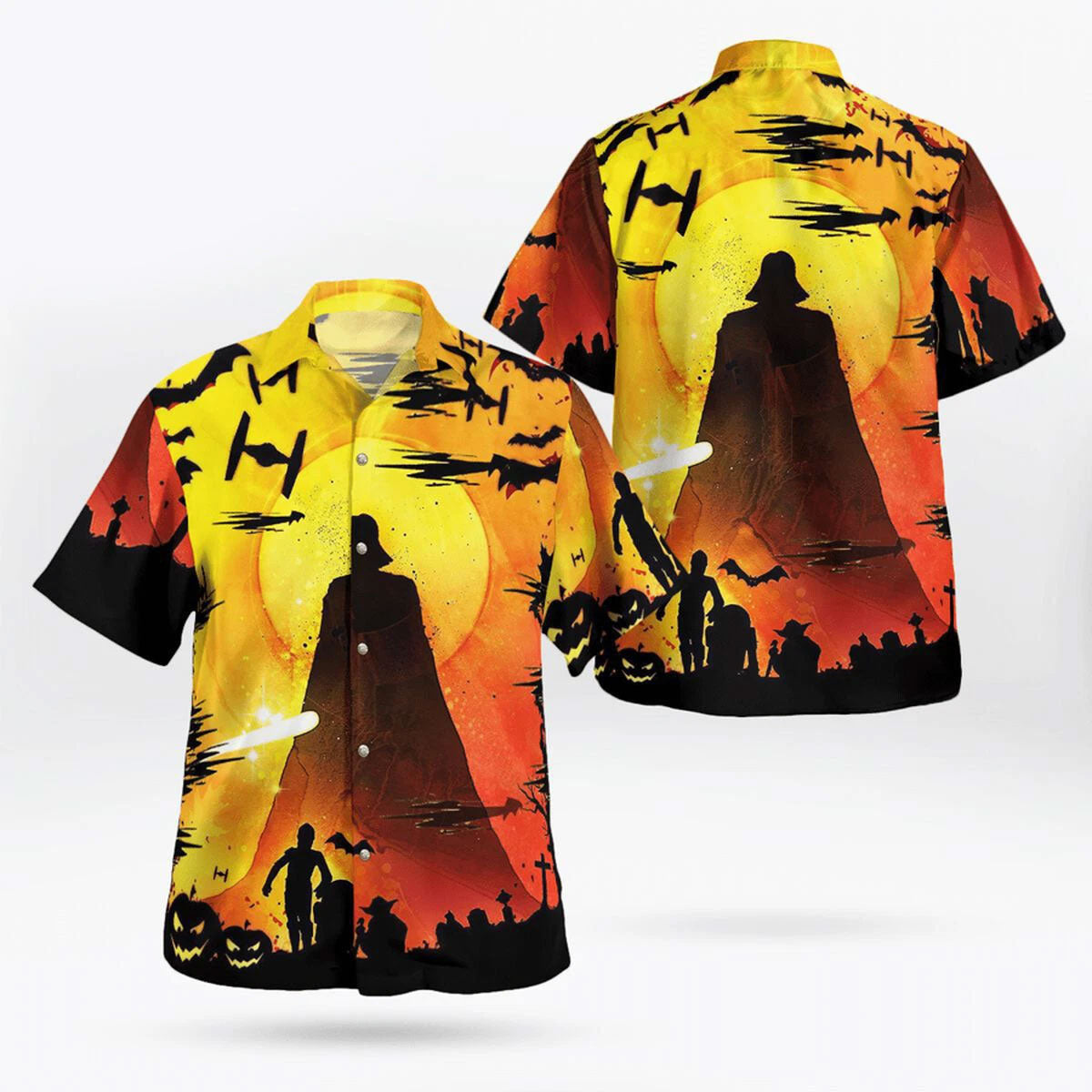 Darth Vader Star Wars Hawaiian Shirt Halloween Sunset Aloha Shirt – Moonbestprint