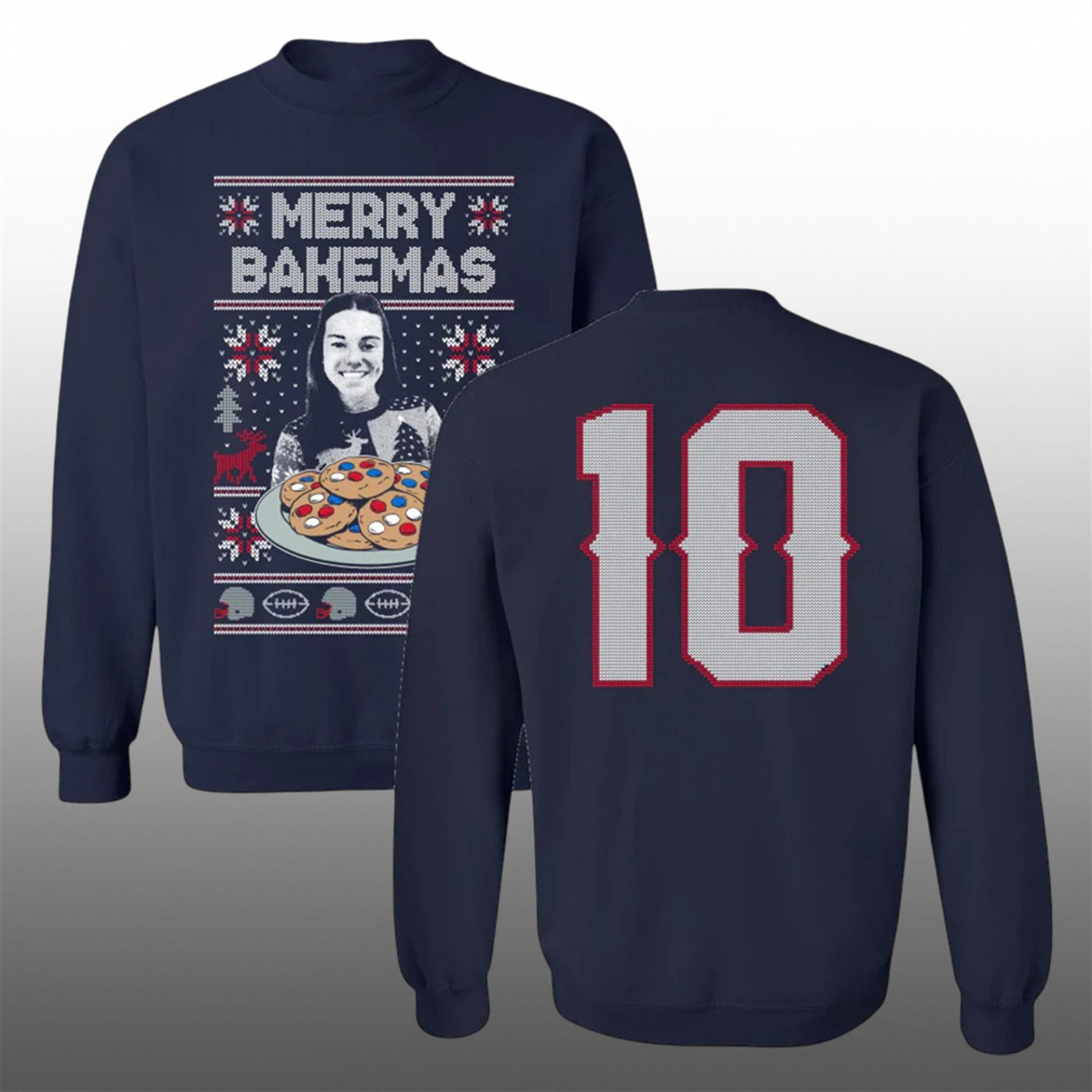 Dave Portnoy Merry Bakemas Ugly Christmas Sweater - Moonbestprint