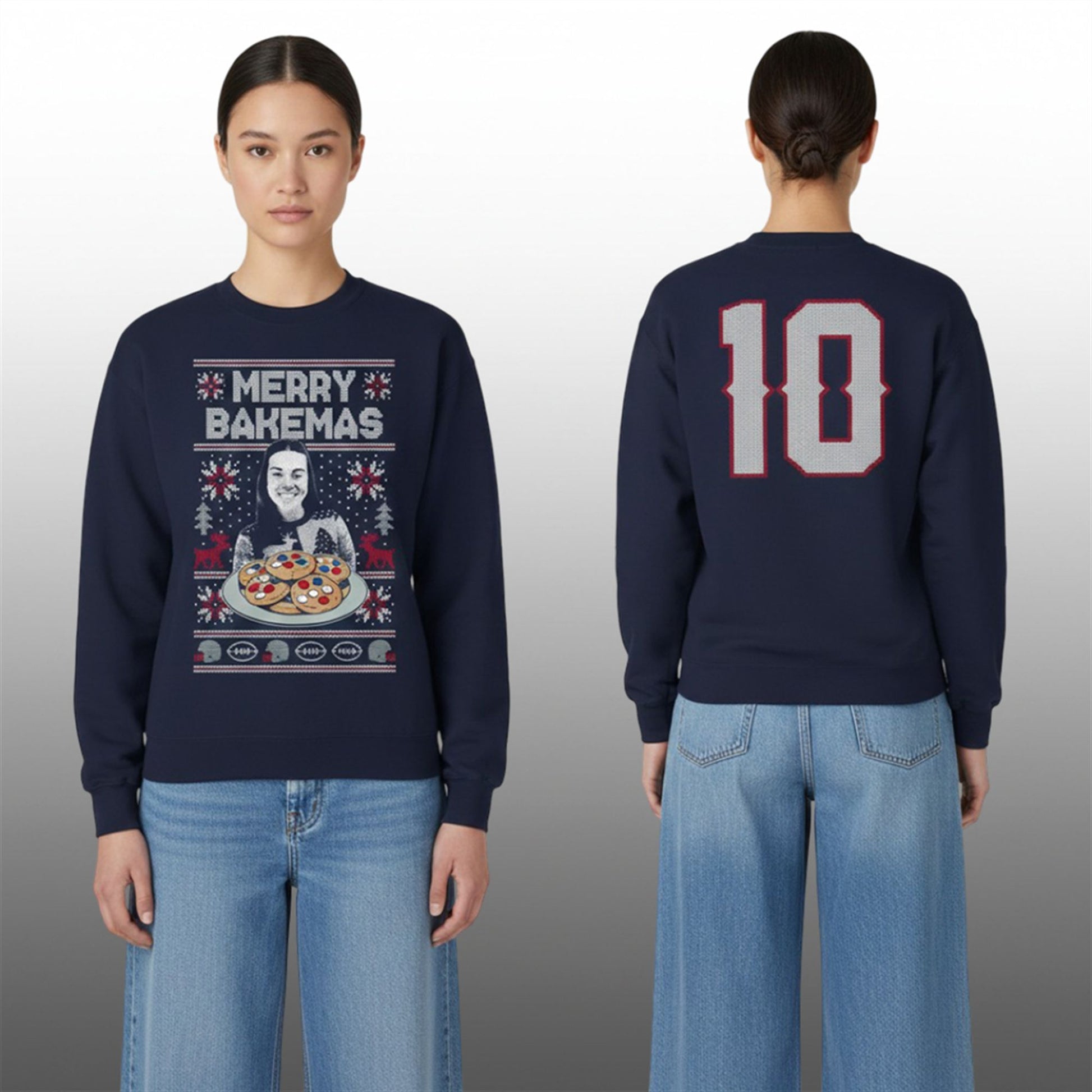 Dave Portnoy Merry Bakemas Ugly Christmas Sweater - Moonbestprint