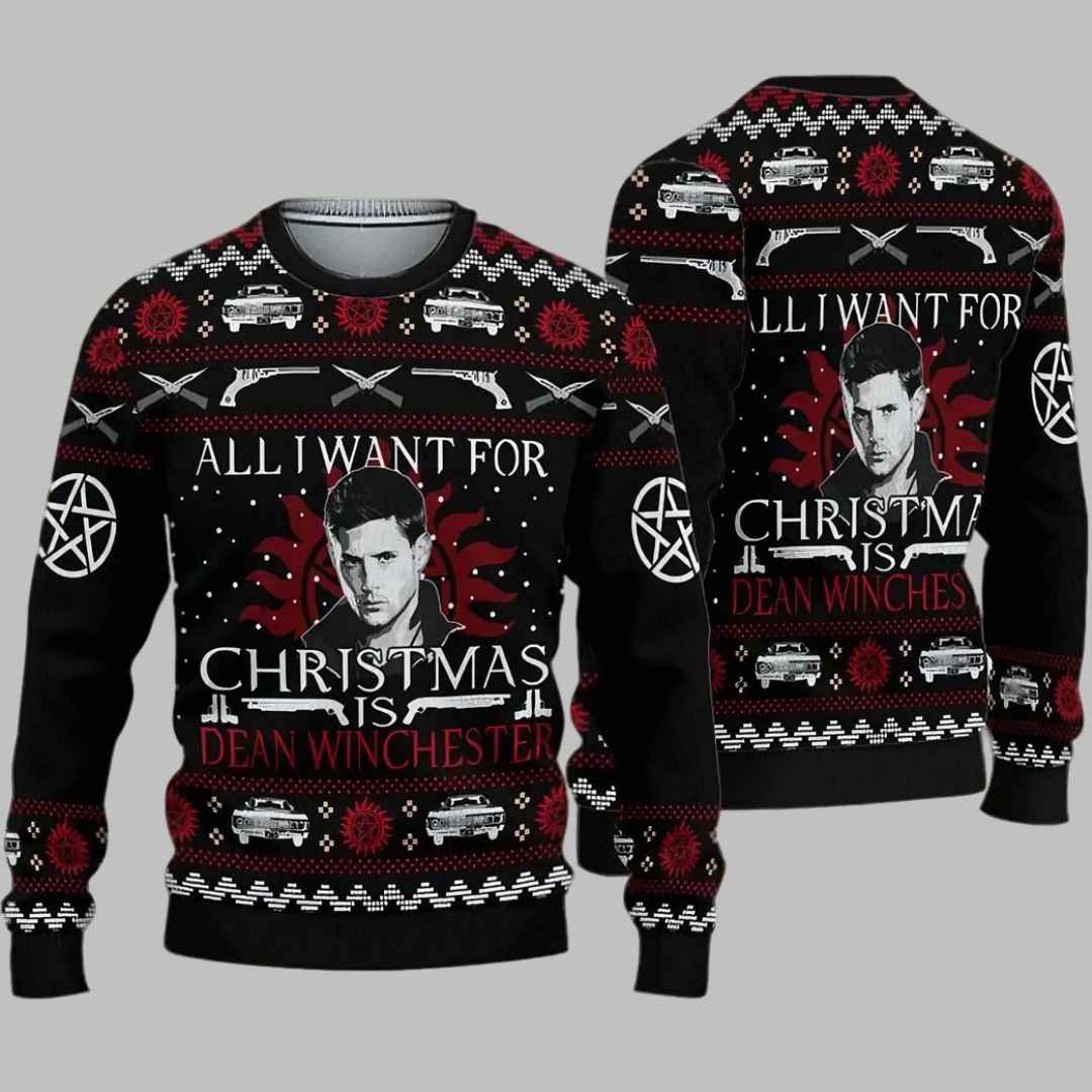 Dean Winchester Ugly Christmas Sweater – Moonbestprint