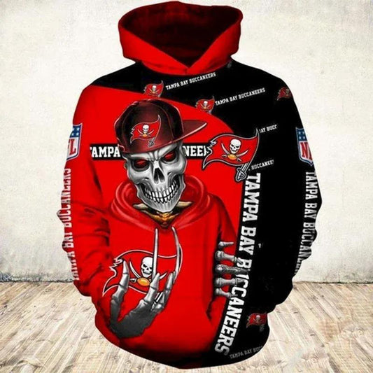 Death Hip Hop Tampa Bay Buccaneers 3D Hoodie, NFL Hoodie Moonbestprint