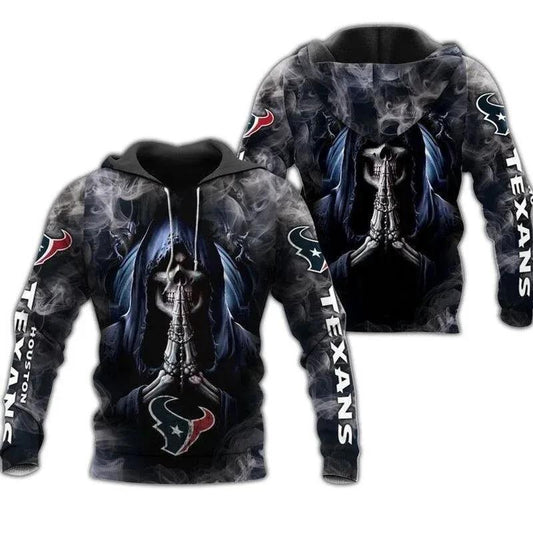 Death Houston Texans 3D Hoodie, NFL Hoodie Moonbestprint