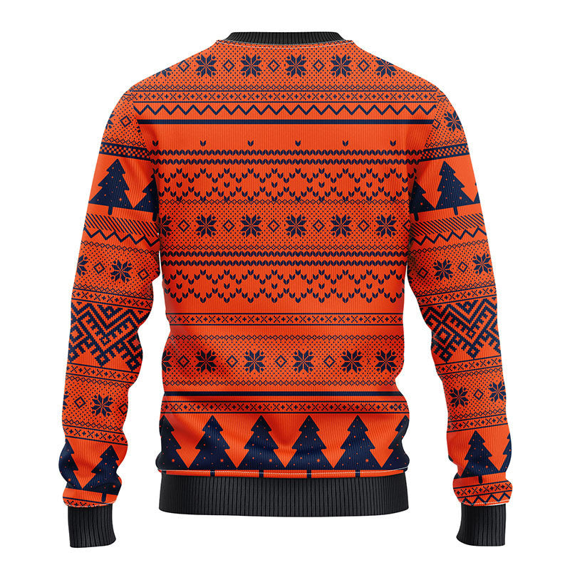 Denver Brocos Grinch Hug Ugly Christmas Sweater, Grinch Xmas Sweater Moonbestprint
