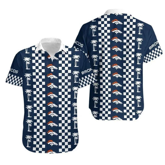 Denver Broncos Coconut Trees Hawaii Shirt Summer Collection, NFL Hawaiian Shirt Moonbestprint