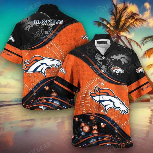 Denver Broncos Nfl Football Hawaiian Shirt This Summer Best Gift For Fans, NFL Hawaiian Shirt Moonbestprint