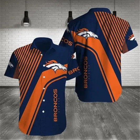 Denver Broncos Nfl Gift For Fan Football Graphic Print Short Sleeve Hawaiian Shirt 2, NFL Hawaiian Shirt Moonbestprint