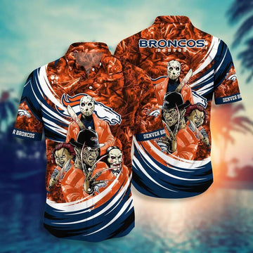 Denver Broncos Nfl Hawaiian Sas New Collection Trending Best Gift For Fans, NFL Hawaiian Shirt Moonbestprint