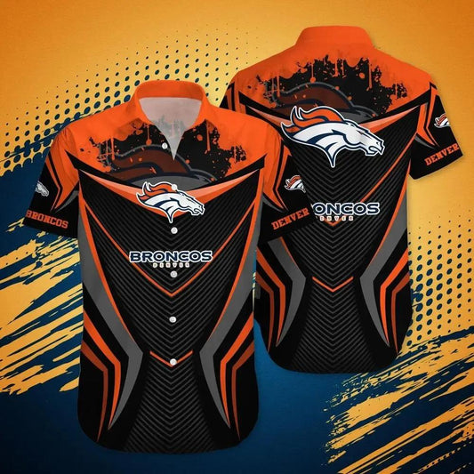 Denver Broncos Nfl Hawaiian Sas New Trending Summer Beach Shirt For Men Women, NFL Hawaiian Shirt Moonbestprint