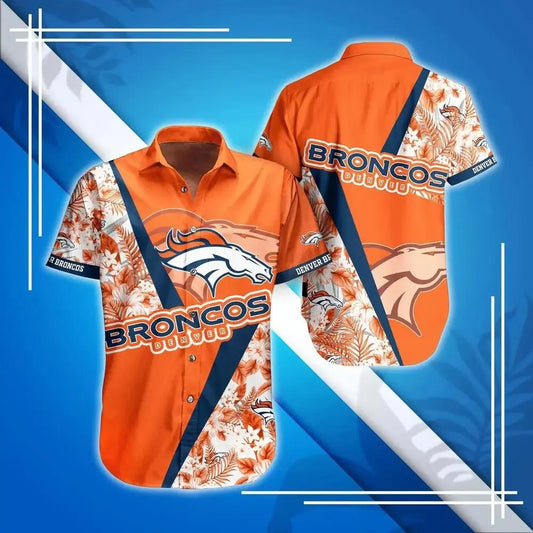 Denver Broncos Nfl Hawaiian Sas Style Hot Trending Summer For Awesome Fans, NFL Hawaiian Shirt Moonbestprint