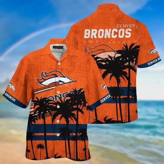 Denver Broncos Nfl Hawaiian Sas This Summer Beach Shirt Gift For Best Fans, NFL Hawaiian Shirt Moonbestprint