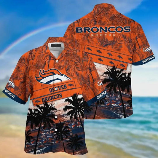 Denver Broncos Nfl Hawaiian Sas Trending Summer For Sports Football Fans, NFL Hawaiian Shirt Moonbestprint