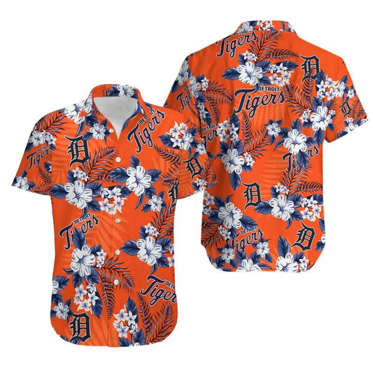 Detroit Baseball Team Tigerss Hawaiian Shirt, MLB Hawaiian Shirt Moonbestprint