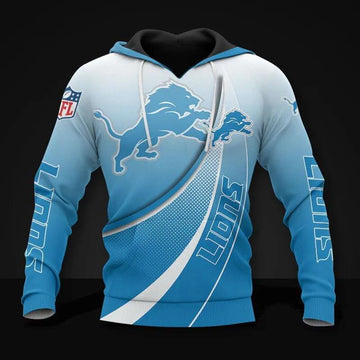 Detroit Lions All Over Print Hoodie, NFL Hoodie Moonbestprint