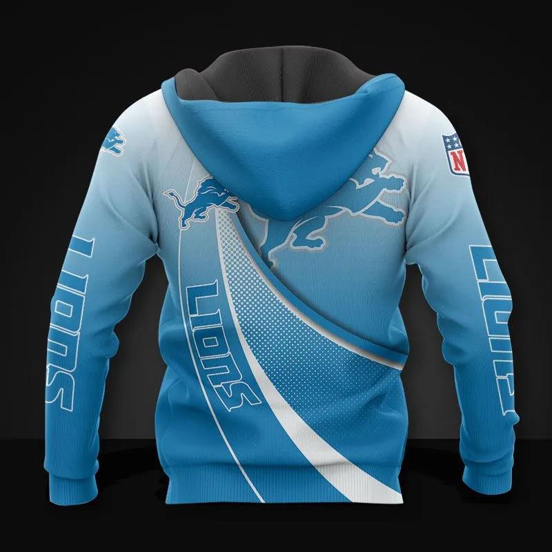 Detroit Lions All Over Print Hoodie, NFL Hoodie Moonbestprint