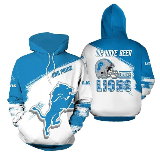 Detroit Lions Game Day Football 3D Hoodie, NFL Hoodie Moonbestprint