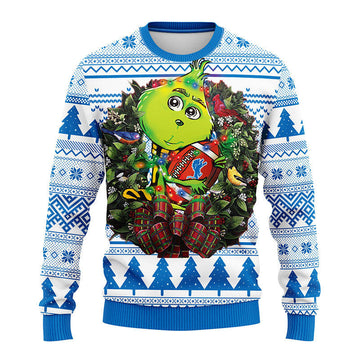 Detroit Lions Grinch Hug Ugly Christmas Sweater, Grinch Xmas Sweater Moonbestprint