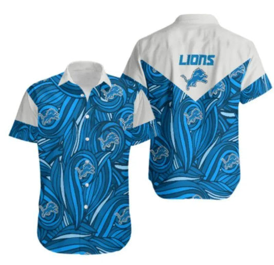 Detroit Lions Hawaii Shirt Summer Collection, NFL Hawaiian Shirt Moonbestprint