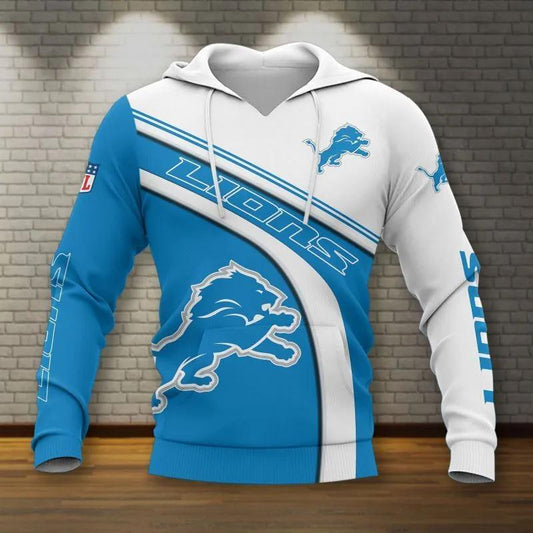 Detroit Lions NFL All Over Print Hoodie, NFL Hoodie Moonbestprint