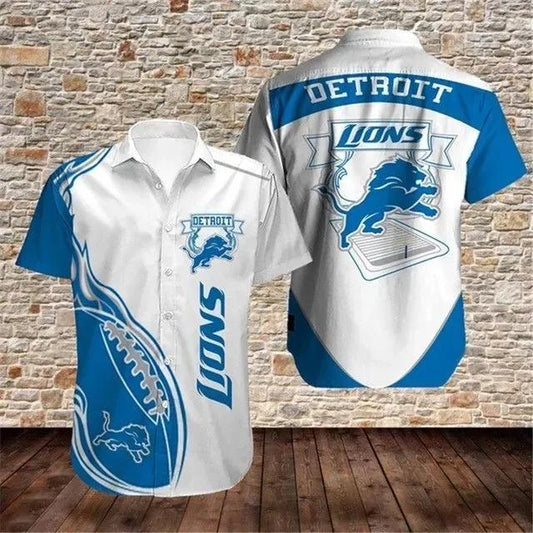 Detroit Lions Nfl Gift For Fan Football Graphic Print Short Sleeve Hawaiian Shirt 2, NFL Hawaiian Shirt Moonbestprint