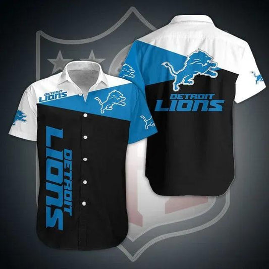 Detroit Lions Nfl Gift For Fan Football Graphic Print Short Sleeve Hawaiian Shirt 9, NFL Hawaiian Shirt Moonbestprint