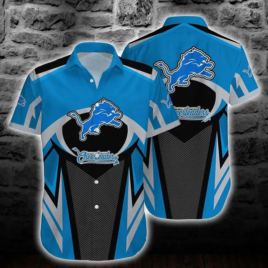 Detroit Lions Nfl Hawaiian Sas New Collection Trending Best Gift For Football Nfl Fans, NFL Hawaiian Shirt Moonbestprint