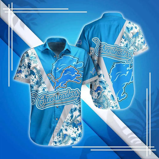 Detroit Lions Nfl Hawaiian Sas Style Hot Trending Summer For Awesome Fans, NFL Hawaiian Shirt Moonbestprint
