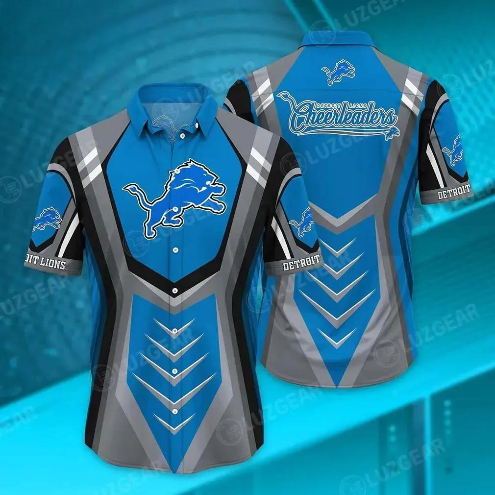 Detroit Lions Nfl Hawaiian Shirt New Collection Trending Best Gift For Fans, NFL Hawaiian Shirt Moonbestprint