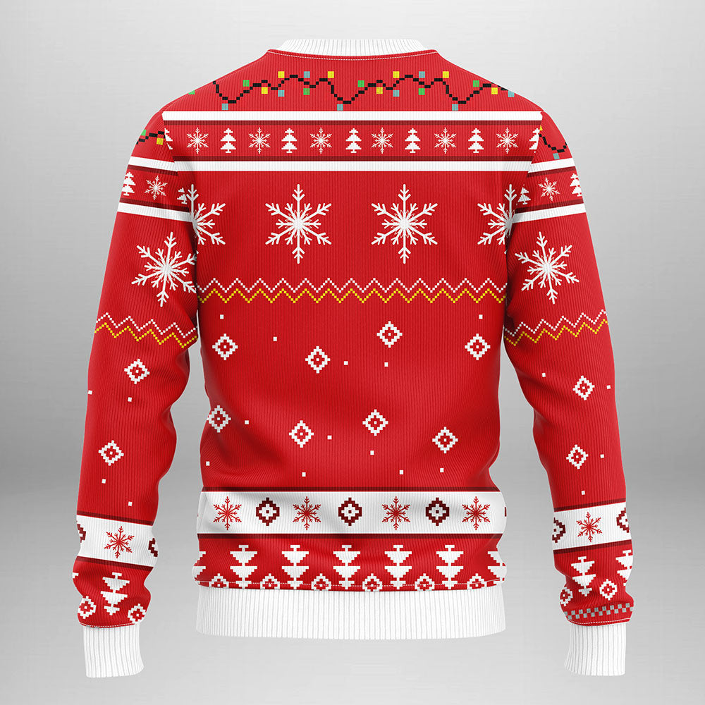 Detroit Red Wings Funny Grinch Ugly Christmas Sweater, Grinch Xmas Sweater Moonbestprint