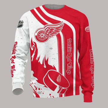 Detroit Red Wings Ugly Christmas Sweater, NHL Christmas Sweater Moonbestprint