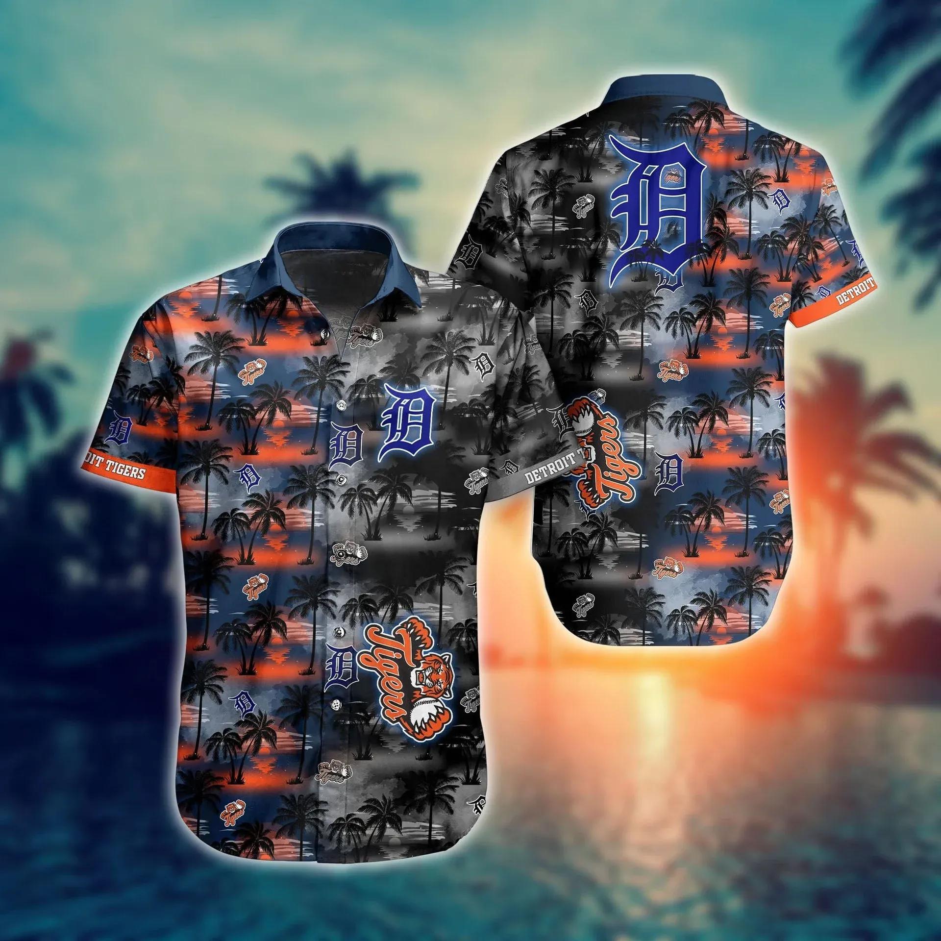 Detroit Tigers -Hawaii Style Shirt, MLB Hawaiian Shirt Moonbestprint