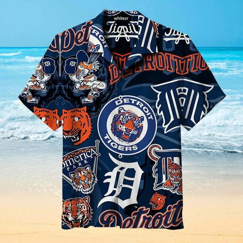 Detroit Tigers Hawaiian Shirt 2, MLB Hawaiian Shirt Moonbestprint