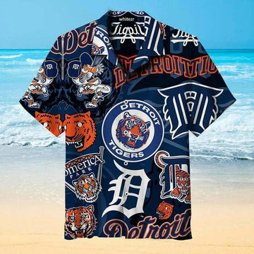 Detroit Tigers Hawaiian Shirt 2, MLB Hawaiian Shirt Moonbestprint