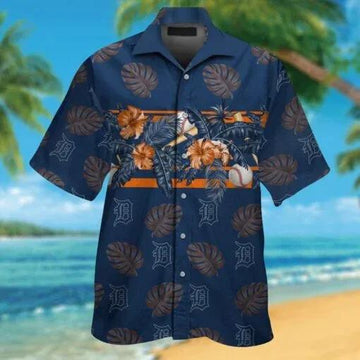 Detroit Tigers Hawaiian Shirt 4, MLB Hawaiian Shirt Moonbestprint