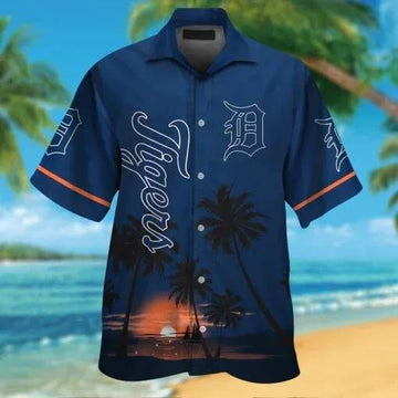 Detroit Tigers Hawaiian Shirt 9, MLB Hawaiian Shirt Moonbestprint