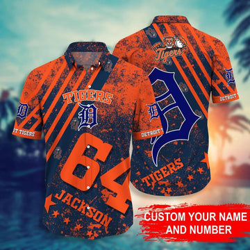 Detroit Tigers MLB Custom Hawaiian Shirt, MLB Hawaiian Shirt Moonbestprint