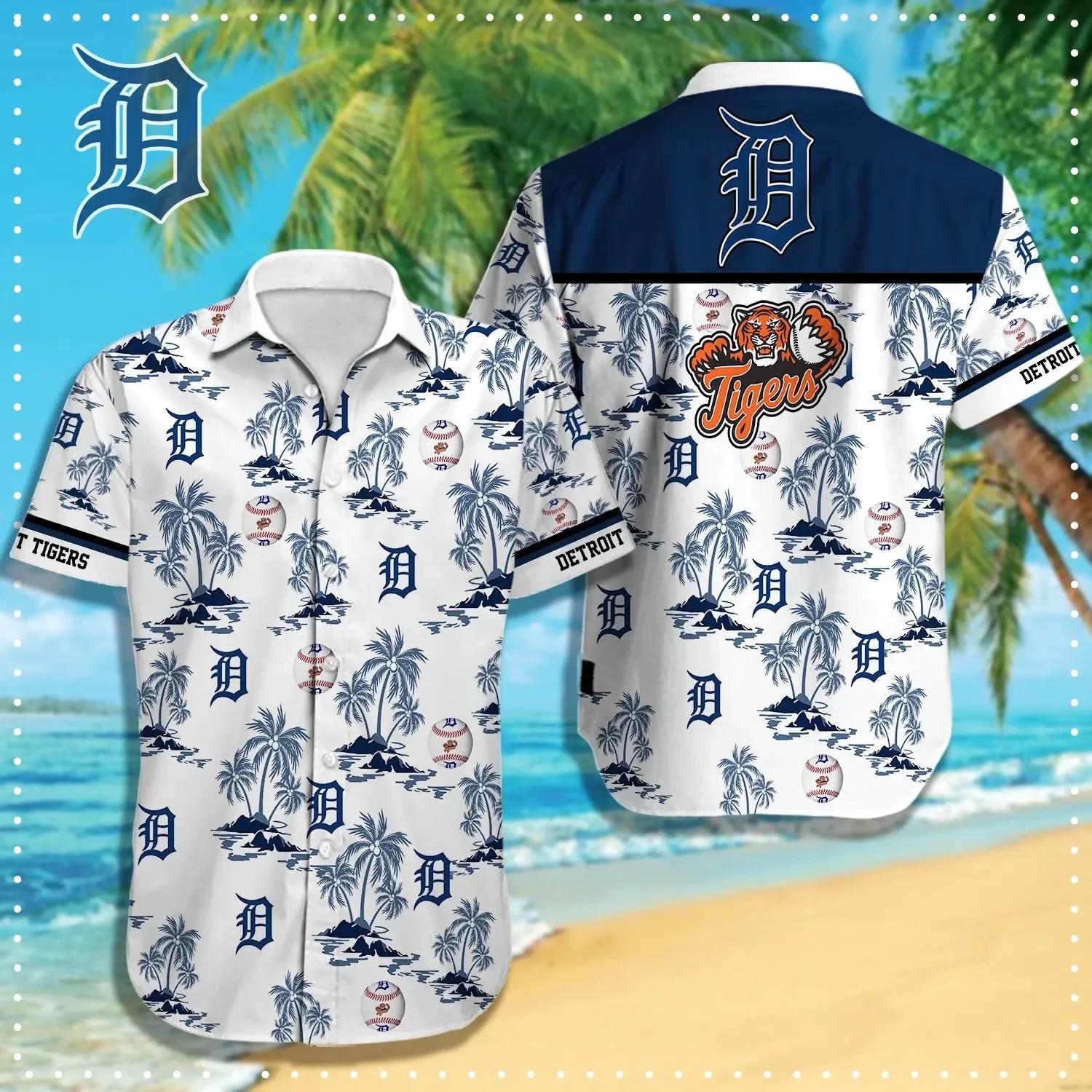 Detroit Tigers MLB Hawaiian Shirt 1, MLB Hawaiian Shirt Moonbestprint