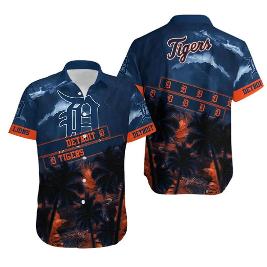 Detroit Tigers MLB Hawaiian Shirt Sunny Days Aloha Shirt, MLB Hawaiian Shirt Moonbestprint