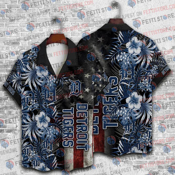 Detroit Tigers - Major League Baseball AOP Hawaiian Shirt, MLB Hawaiian Shirt Moonbestprint