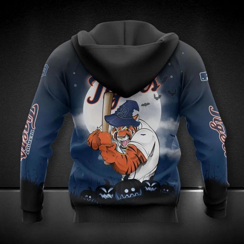 Detroit Tigers Mascot All Over Print Hoodie 1, MLB Hoodie Moonbestprint