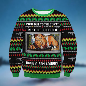 Die Hard Ugly Christmas Sweater - Moonbestprint