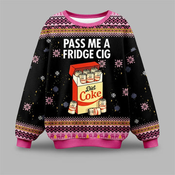 Diet Coke Pass Me A Fridge Cigarette Ugly Sweater 2026 Christmas - Moonbestprint