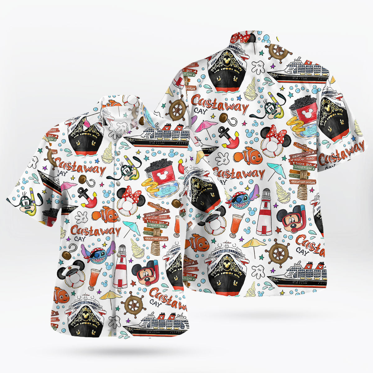 Disney Castaway Cay Cruise Hawaiian Shirt – Moonbestprint