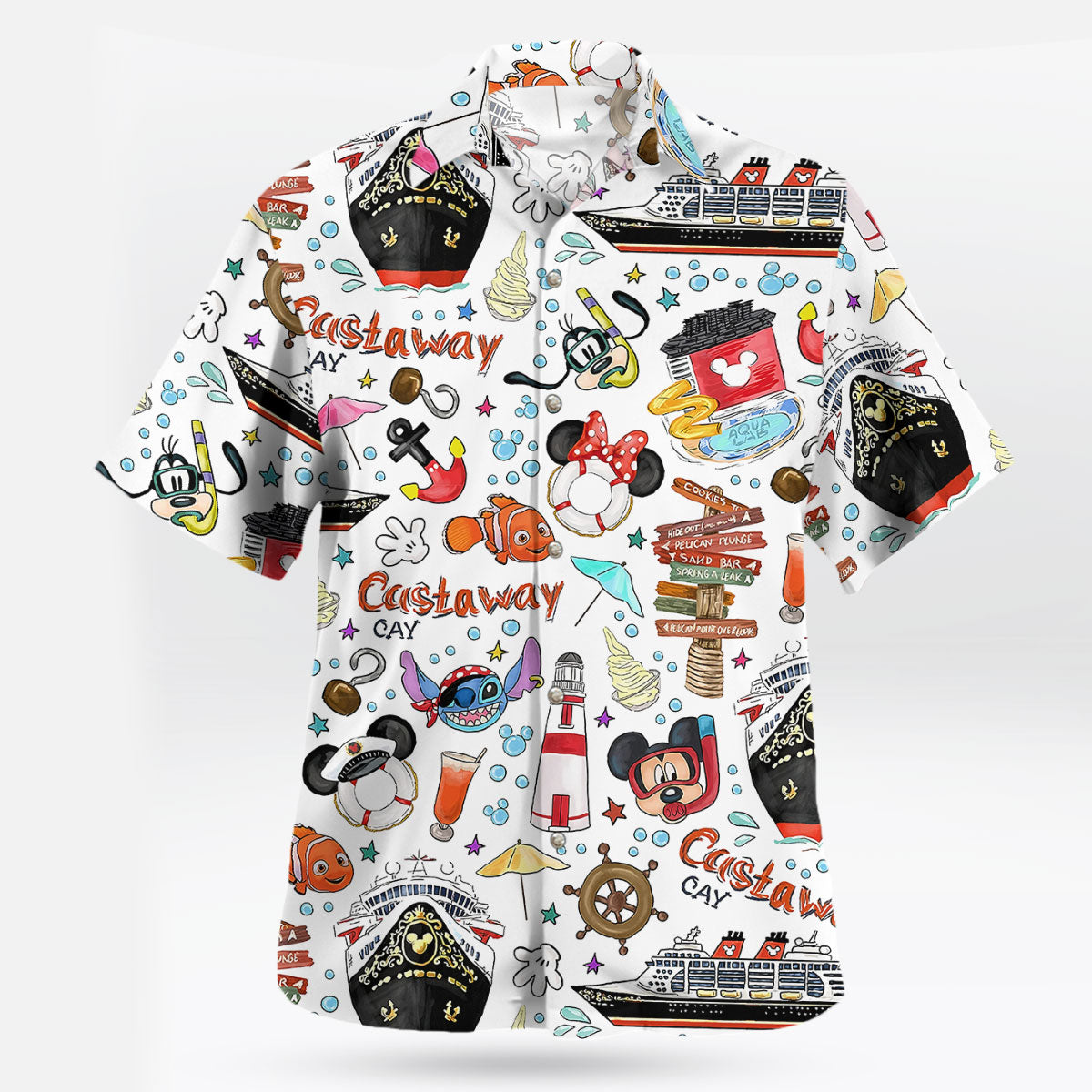 Disney Castaway Cay Cruise Hawaiian Shirt – Moonbestprint