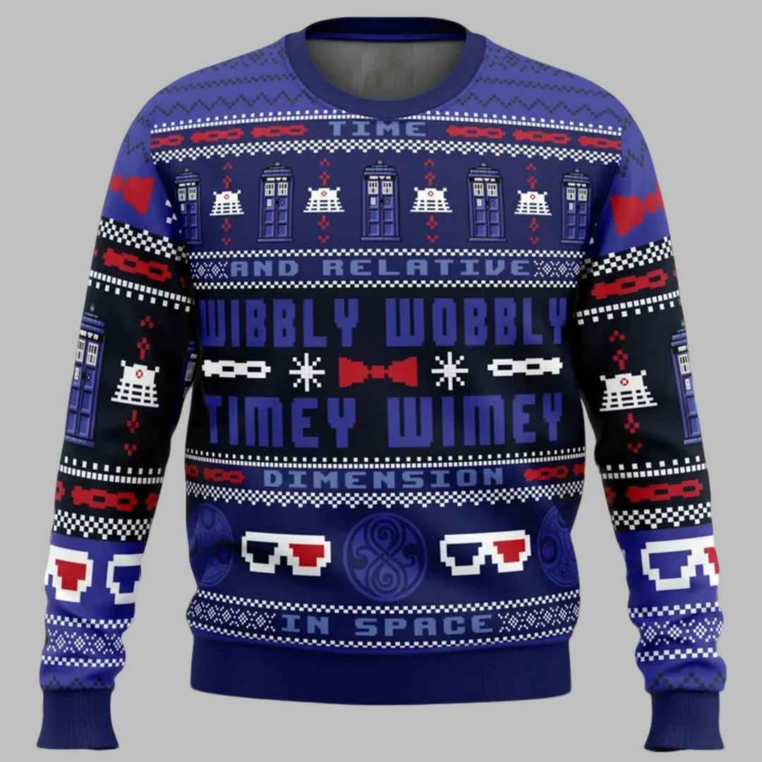 Doctor Who Ugly Christmas Sweater – Moonbestprint