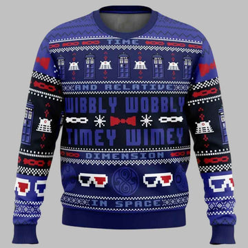 Doctor Who Ugly Christmas Sweater – Moonbestprint